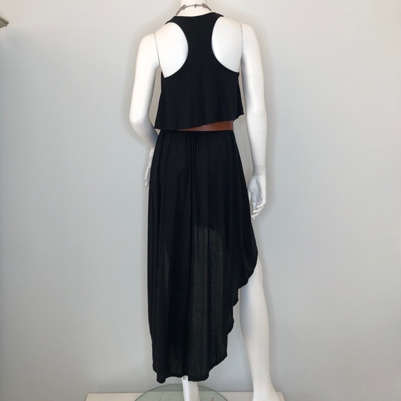 Akiko | Hi Low Racerback Tiered Dress | S - Picture 3 of 4